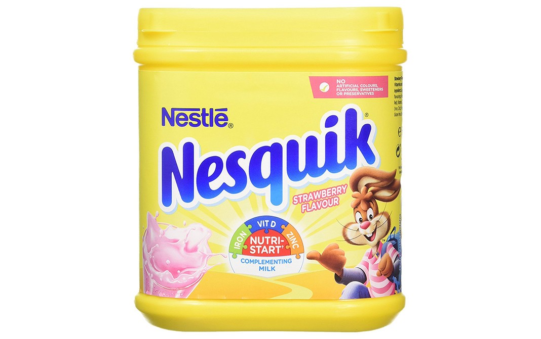 Nestle Nesquik Strawberry Flavour   Plastic Container  500 grams